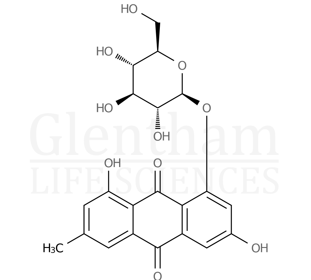 Emodin-8-glucoside Structure