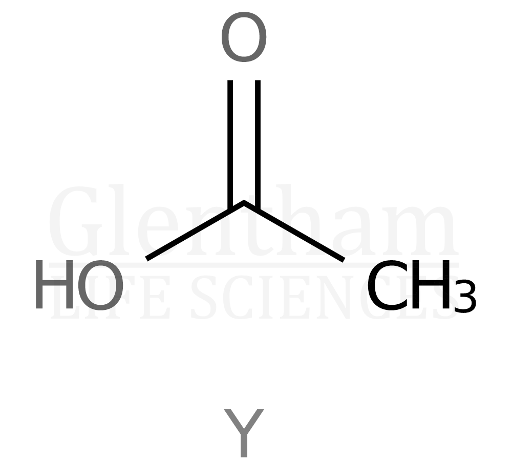 Yttrium acetate hydrate, 99.999% Structure