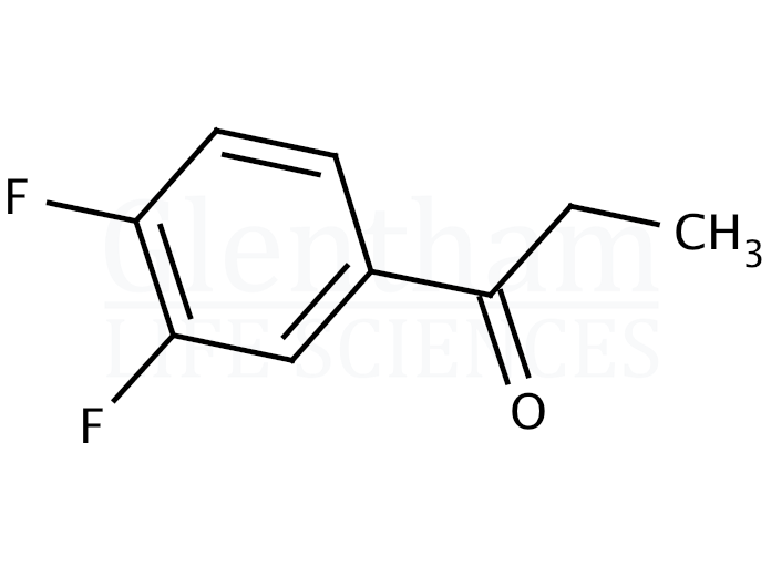 3'',4''-Difluoropropiophenone Structure