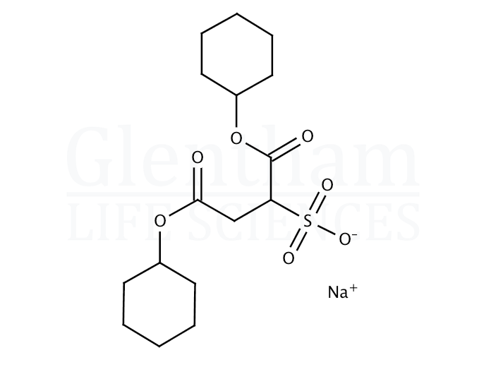 Dicyclohexyl sulfosuccinate sodium salt Structure