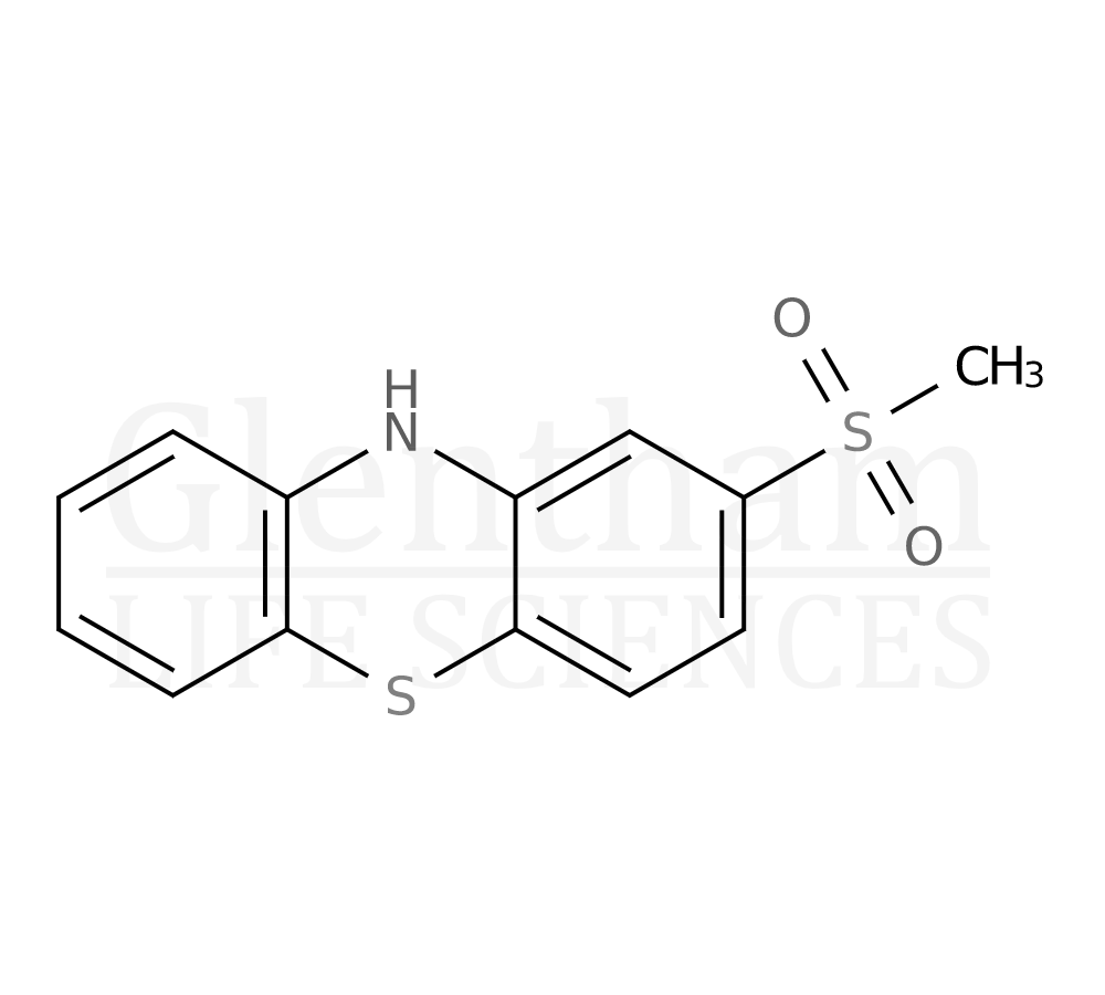 Structure for 2-(Methylsulphonyl)-10H-phenothiazine
