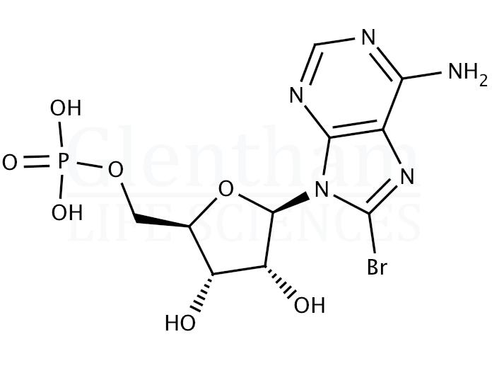 8-Bromoadenosine 5′-monophosphate  Structure