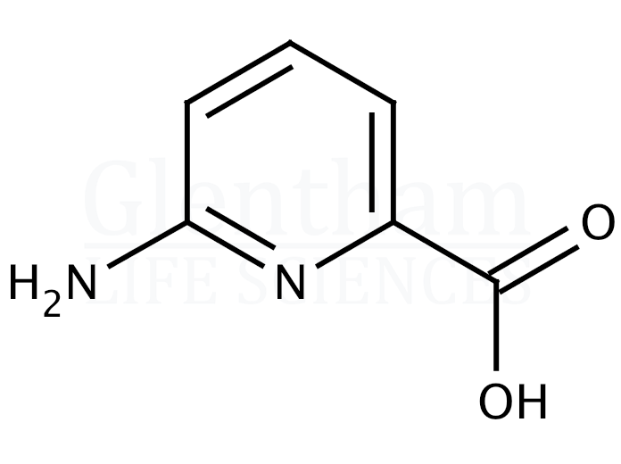 2-Aminopyridine-6-carboxylic acid Structure