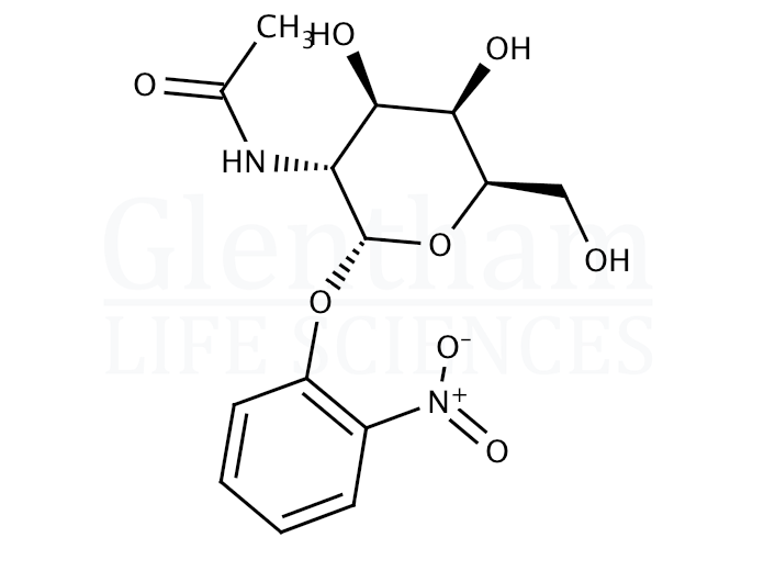 2-Nitrophenyl 2-acetamido-2-deoxy-a-D-galactopyranoside Structure