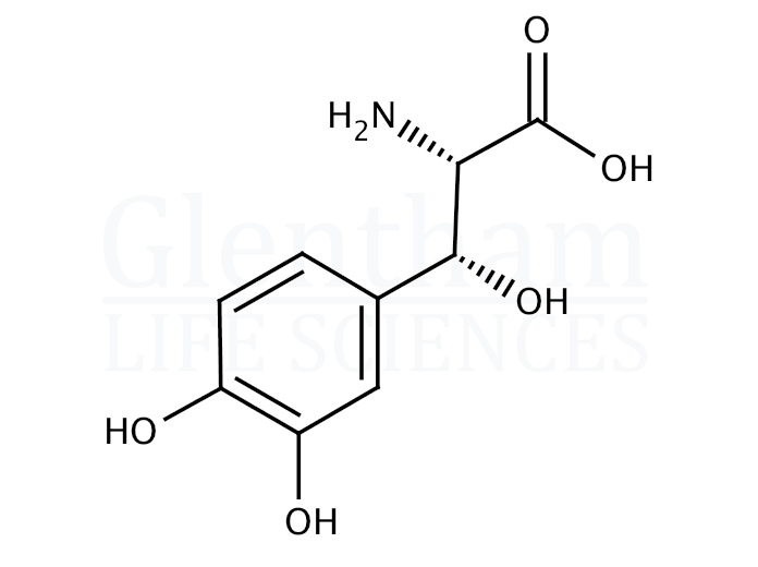 Droxidopa (L-threo-3-(3,4-Dihydroxyphenyl)serine) Structure