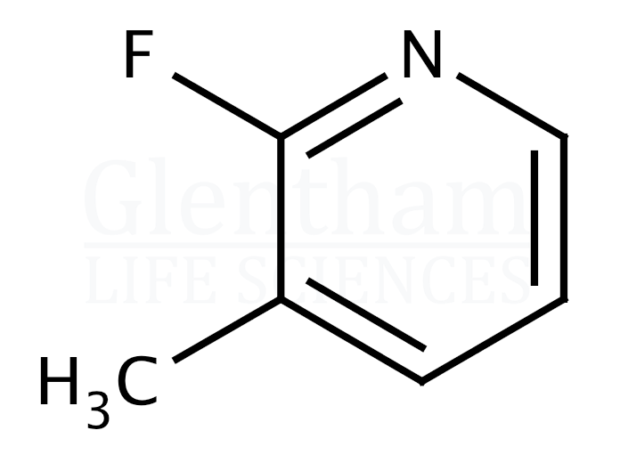 2-Fluoro-3-methylpyridine (2-Fluoro-3-picoline) Structure