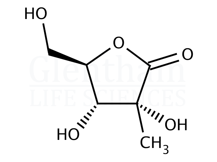 2,3-O-Isopropylidene-2-C-methyl-D-ribono-1,4-lactone Structure