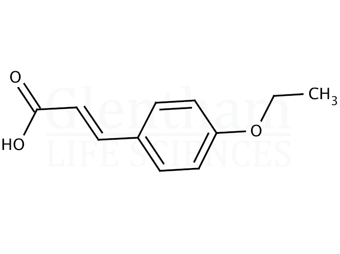 4-Ethoxyphenylacrylic acid Structure