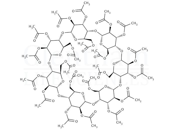 Triacetyl-beta-cyclodextrin Structure