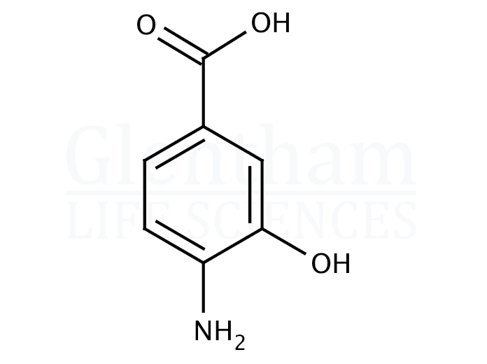 4-Amino-3-hydroxybenzoic acid  Structure