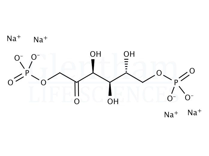 Structure for D-Fructose-1,6-diphosphate tetrasodium salt (23784-19-2)
