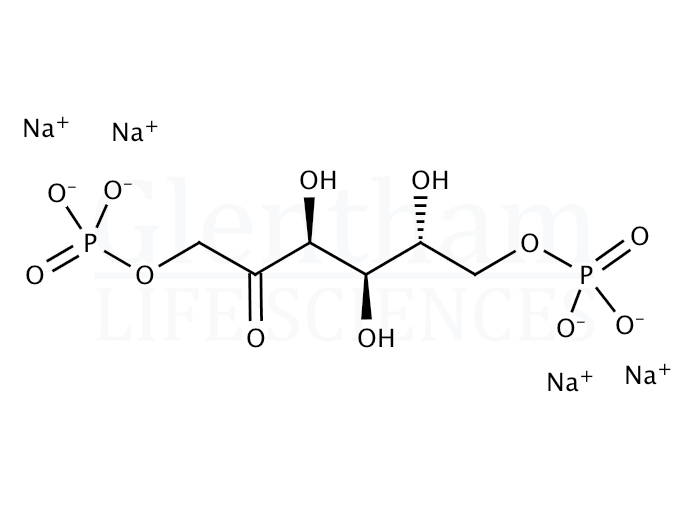 D-Fructose-1,6-diphosphate tetrasodium salt Structure