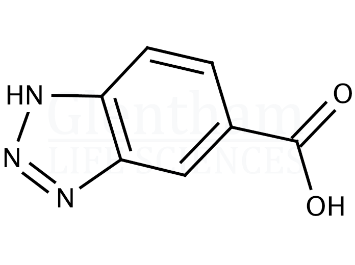 Benzotriazole-5-carboxylic acid  Structure