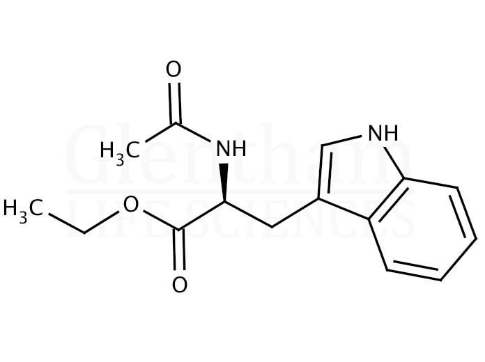 Structure for N-Acetyl-L-tryptophan ethyl ester   (2382-80-1)