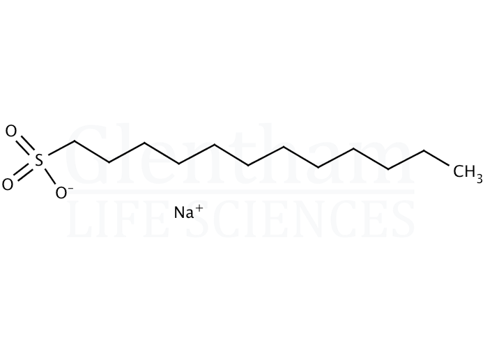 Structure for 1-Dodecanesulfonic acid sodium salt