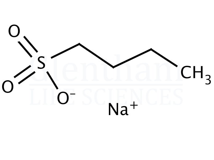 Strcuture for 1-Butanesulfonic acid sodium salt, HPLC grade