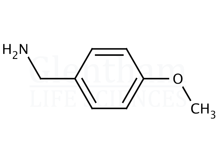 Structure for 4-Methoxybenzylamine