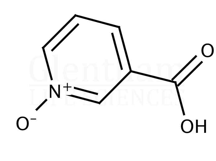 Nicotinic acid N-oxide Structure