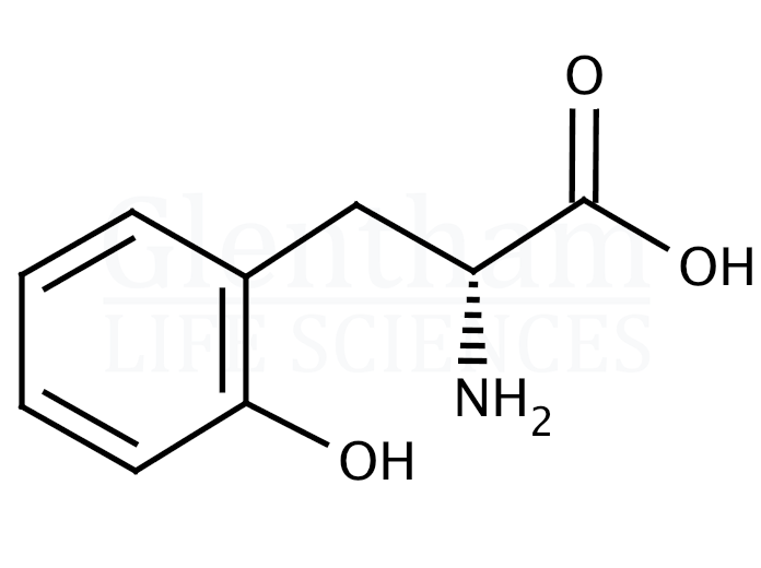 (+)-o-Tyrosine Structure