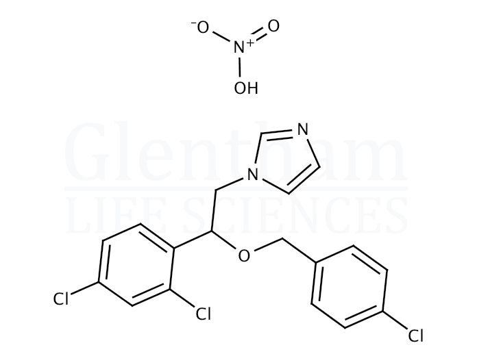 Structure for Econazole nitrate salt (24169-02-6)