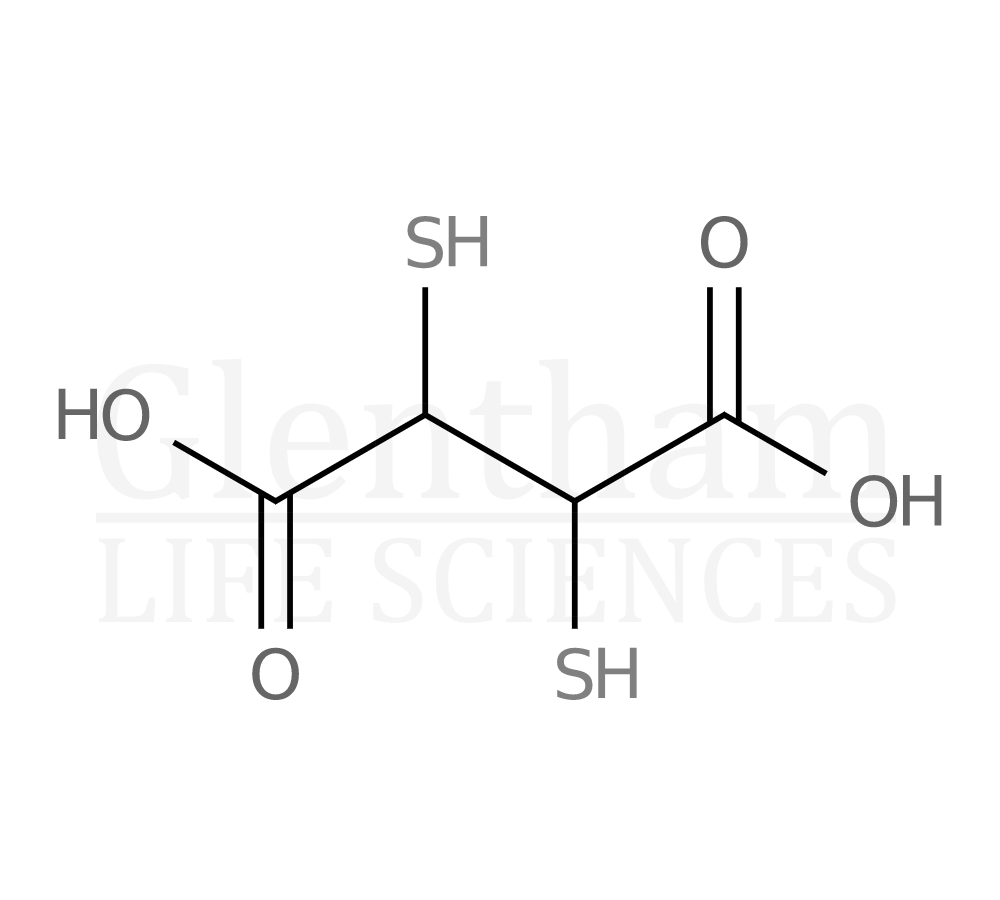 Structure for Dimercaptosuccinic acid
