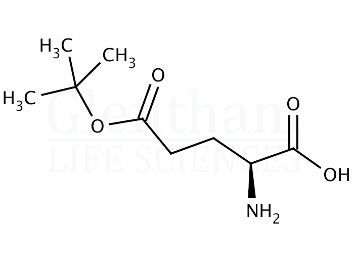 L-Glutamic acid 5-tert-butyl ester   Structure