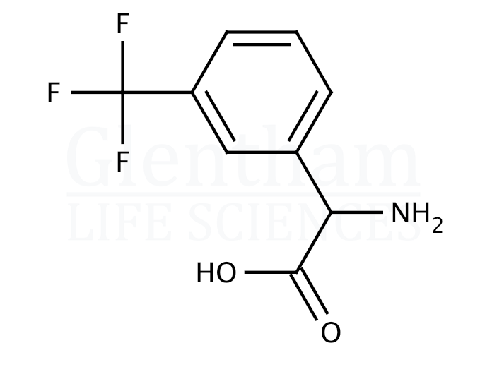 Structure for 3-(Trifluoromethyl)-DL-phenylglycine  (242475-26-9)