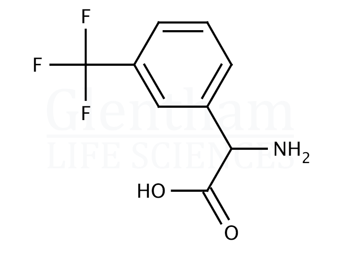 Structure for 3-(Trifluoromethyl)-DL-phenylglycine 