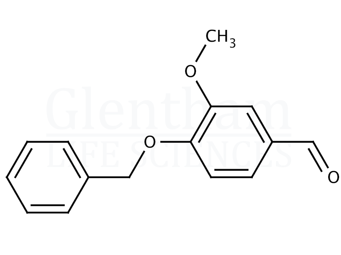 Structure for O-Benzyloxyvanillin (4-Benzyloxy-3-methoxybenzaldehyde)