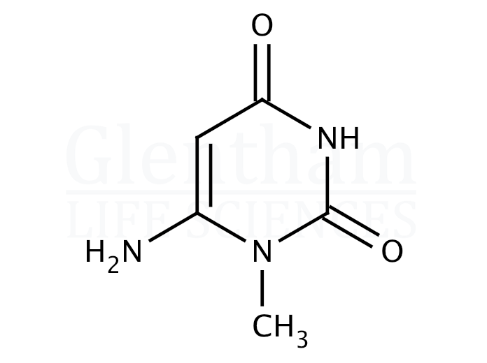 6-Amino-1-methyluracil Structure