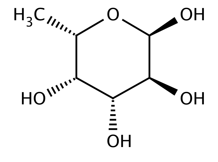 Strcuture for L-(-)-Fucose