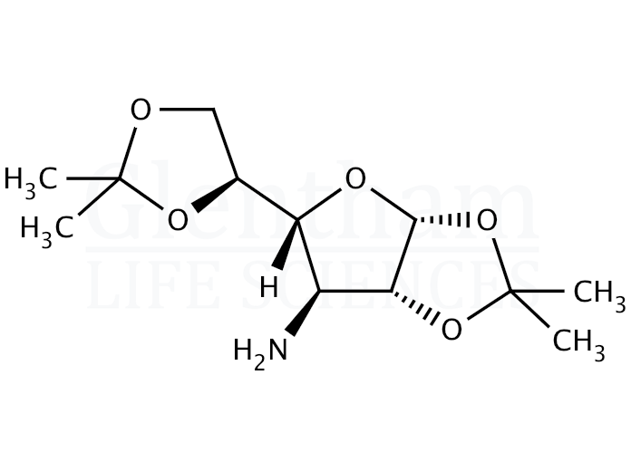 3-Amino-3-deoxy-1,2:5,6-di-O-isopropylidene-α-D-glucofuranose Structure