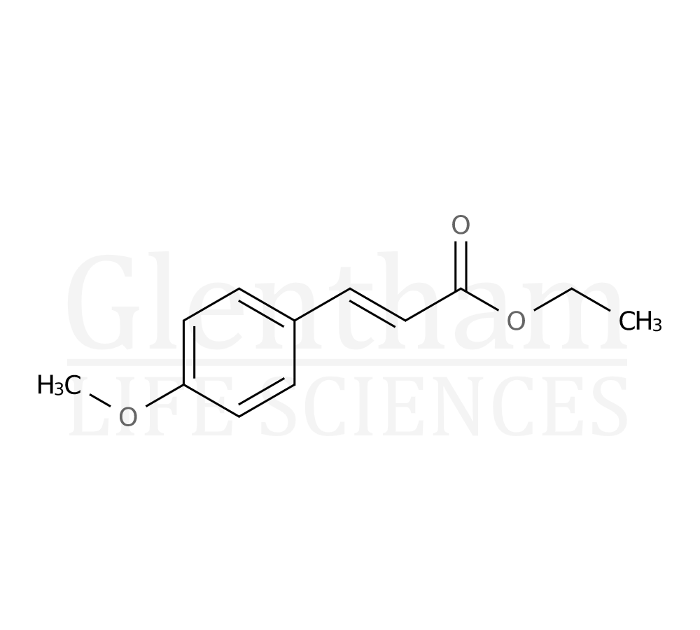 Structure for  Ethyl 4-methoxycinnamate  (24393-56-4)