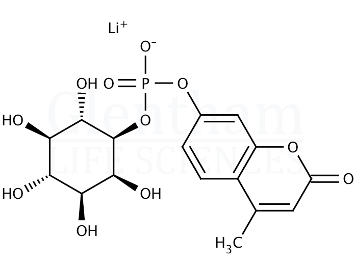 Structure for 4-Methylumbelliferyl myo-inositol 1-phosphate lithium salt