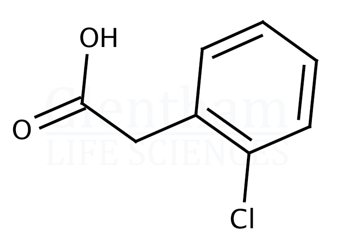 2-Chlorophenylacetic acid Structure