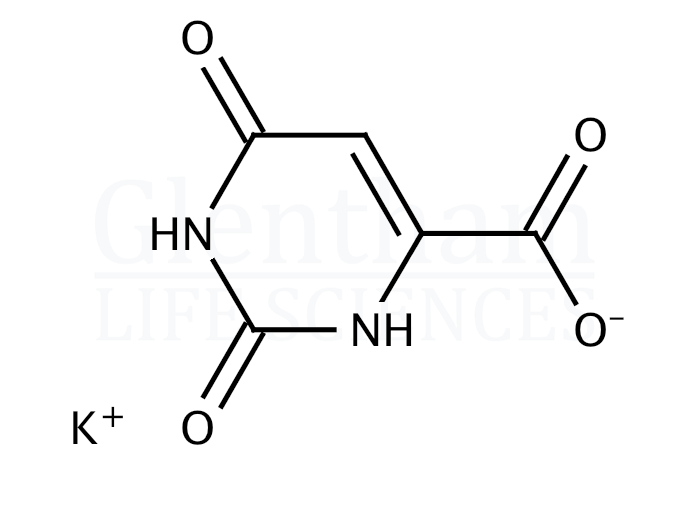 Structure for Orotic acid potassium salt