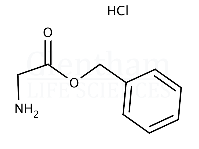 Glycine benzyl ester hydrochloride Structure