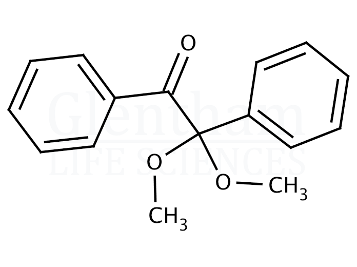 2,2-Dimethoxy-2-phenylacetophenone Structure