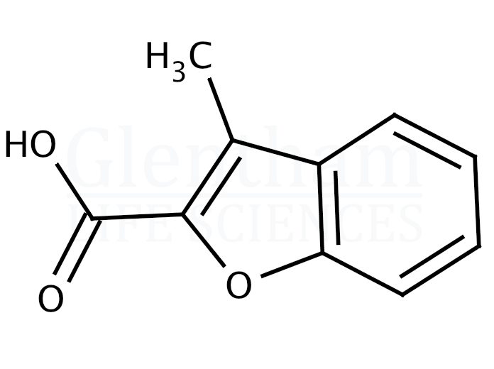 3-Methylbenzofuran-2-carboxylic acid Structure