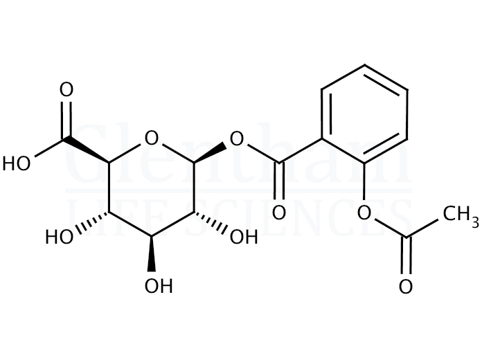 2-Acetylsalicylic acid acyl-b-D-glucuronide Structure