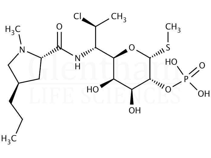 Structure for Clindamycin 2-phosphate (24729-96-2)