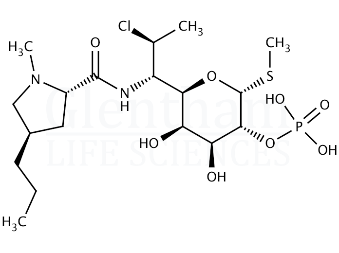 Structure for  Clindamycin 2-phosphate  (24729-96-2)