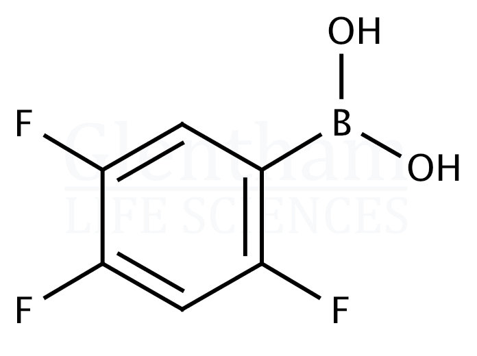 Structure for 2,4,5-Trifluorophenylboronic acid
