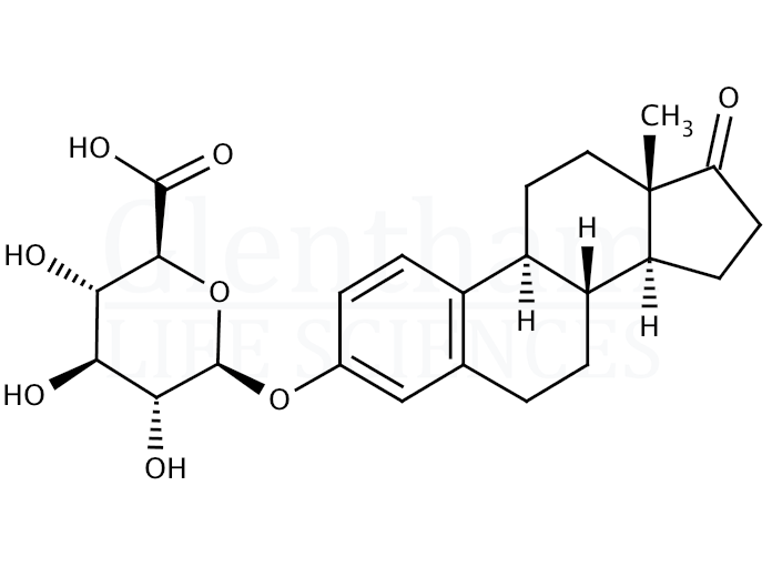 Estrone b-D-glucuronide Structure