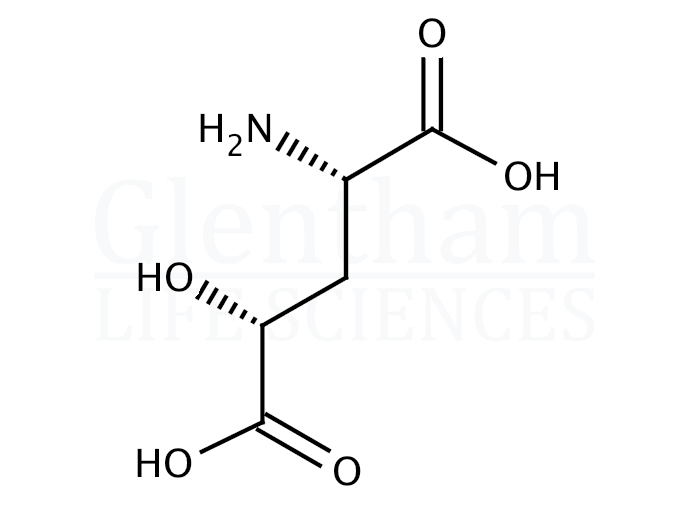 (2S,4R)-gamma-Hydroxyglutamic acid Structure