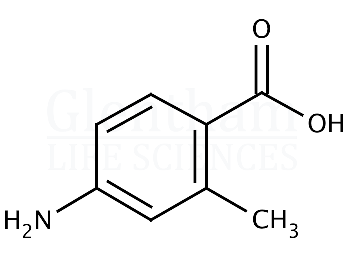 4-Amino-2-methylbenzoic acid  Structure