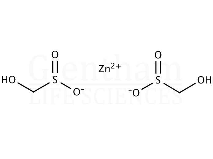 Zinc formaldehyde sulfoxylate Structure