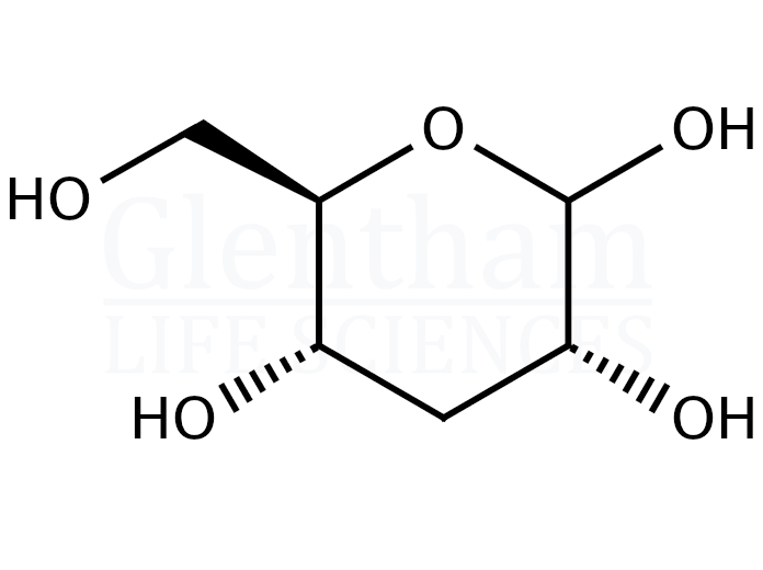 3-Deoxy-D-glucose Structure