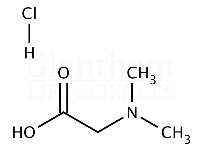 N,N-Dimethylglycine hydrochloride Structure