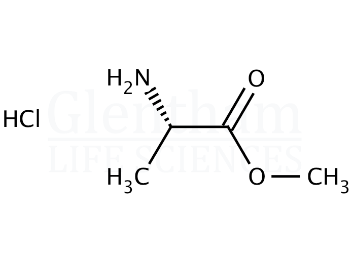 Strcuture for L-Alanine methyl ester hydrochloride